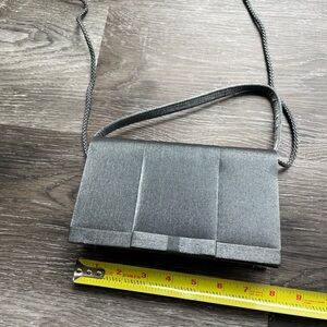 Never Used La Regale Dark Shiny Pewter Small Purse